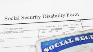 Social Security Disability Form filed by a disability lawyer
